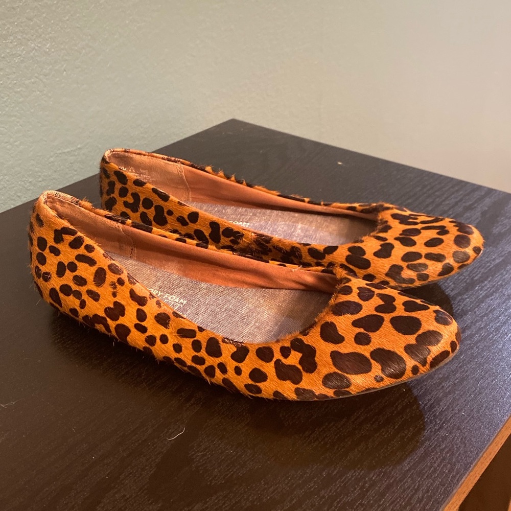 Cheetah Print Dr Scholls Flat